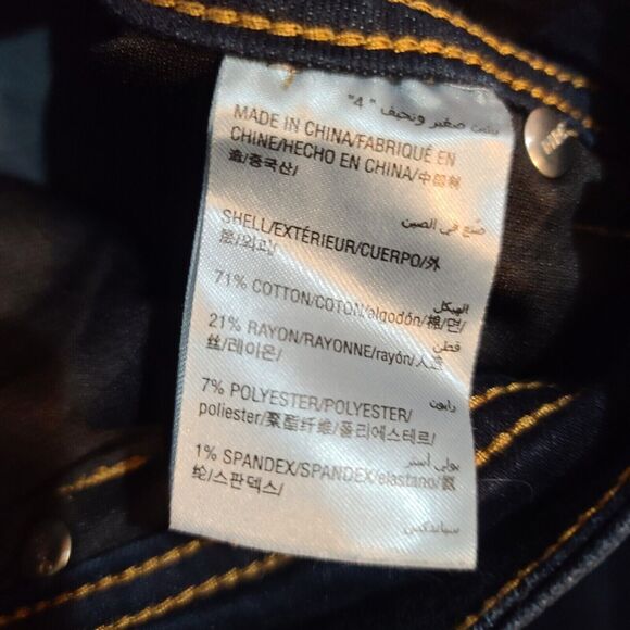 Inc Womens Petite Jeans Blue Size 4P Cotton Blend Skinny Leg Button Zip Closure - Picture 8 of 11